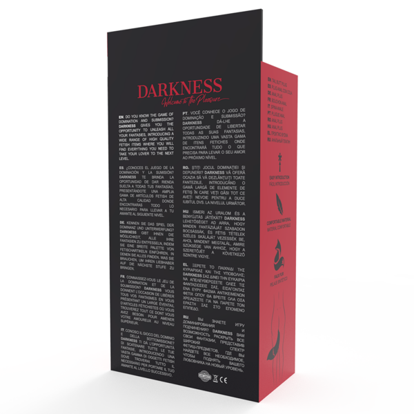 DARKNESS PLUG ANAL SILICONA CON COLA GRIS - Imagen 4