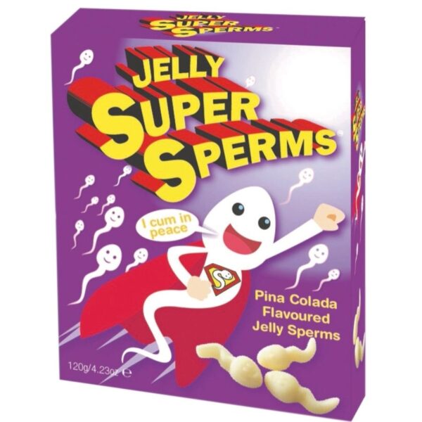 SPENCER  FLEETWOOD JELLY SUPER SPERM GOMINOLAS FORMA ESPERMA 120 GR - Imagen 3