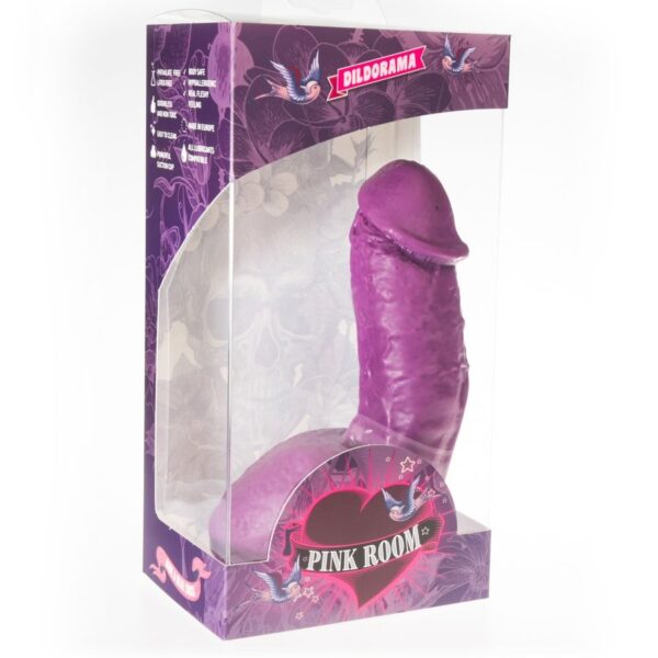 PINK ROOM ELIAN DILDO REALISTICO LILA 17.5 CM - Imagen 2