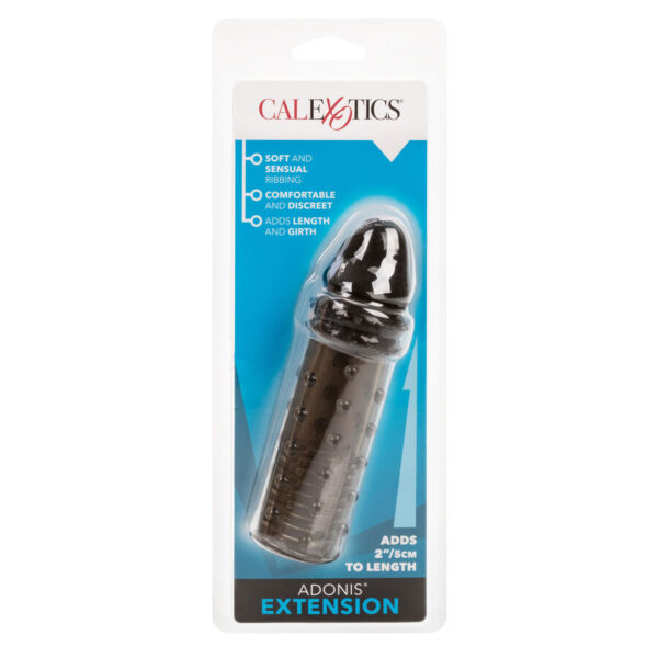 CALEX EXTENSION DE SILICONA PARA EL PENE NEGRO - Imagen 3
