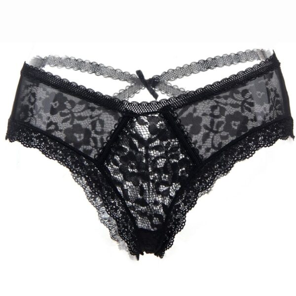 QUEEN LINGERIE PANTIES DE ENCAJE FLORAL S/M - Imagen 3