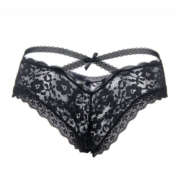 QUEEN LINGERIE PANTIES DE ENCAJE FLORAL S/M - Imagen 4
