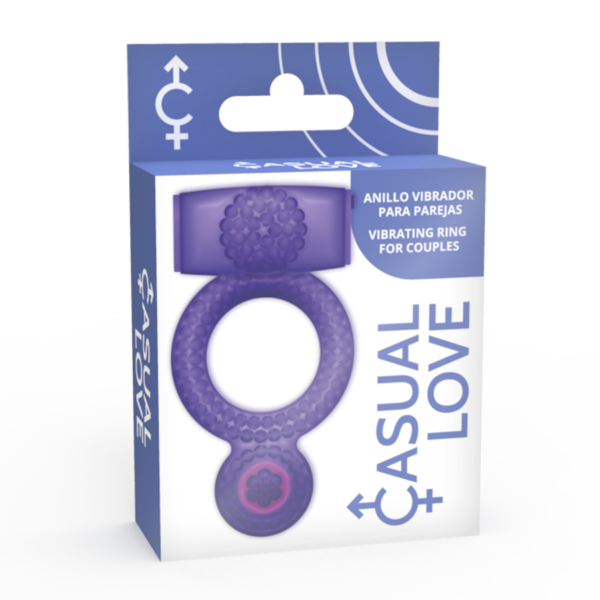 CASUAL RING DOUBLE PLEASURE ANILLO LILA - Imagen 4