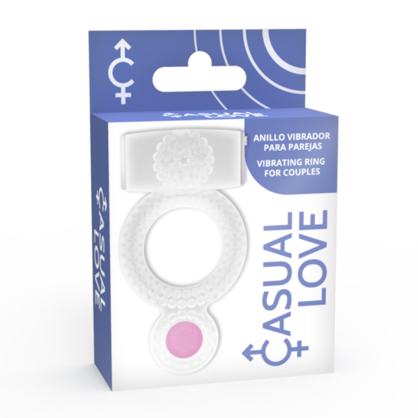 CASUAL RING DOUBLE PLEASURE ANILLO TRANSPARENTE - Imagen 4