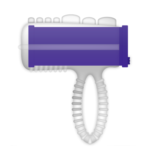 CASUAL RING VIBRADOR LENGUA LILA - Imagen 2