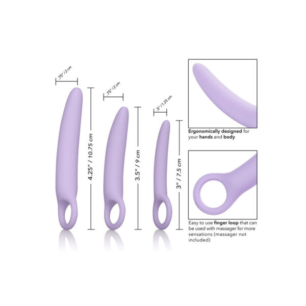 DR LAURA BERMAN ALENA SET DE 3 DILATADOR VAGINAL SILICONA - Imagen 3