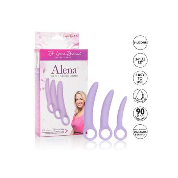 DR LAURA BERMAN ALENA SET DE 3 DILATADOR VAGINAL SILICONA - Imagen 4
