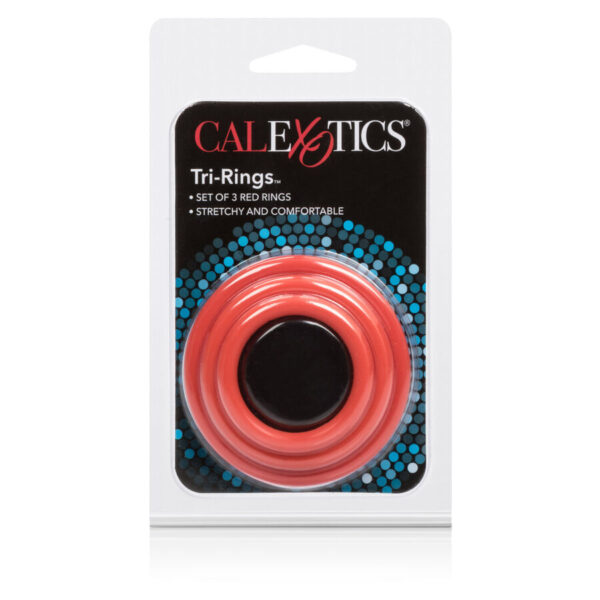 CALEX SET TRES ANILLAS ERECCIÓN ROJO - Imagen 4
