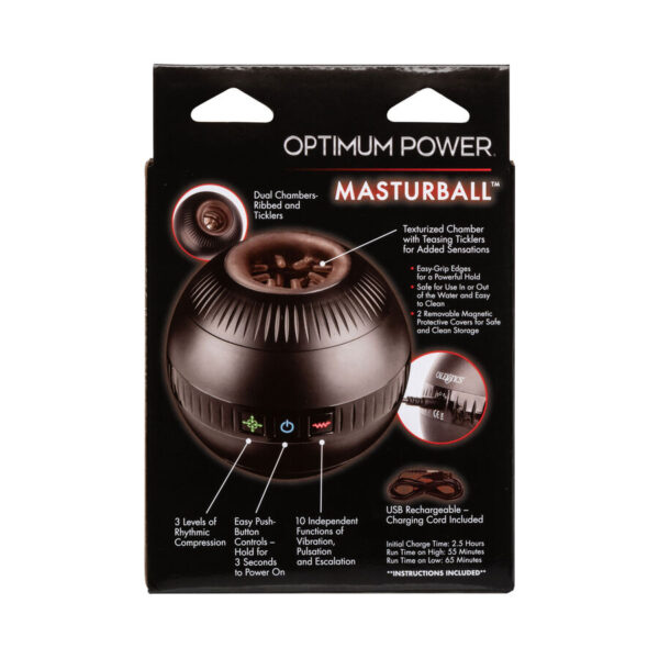 OPTIMUM POWER MASTURBADOR MASCULINO CON VIBRACIÓN - Imagen 5