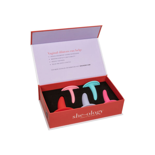 CALEX KIT 5PC DILATADORES VAGINALES O ANALES  MULTICOLOR - Imagen 3