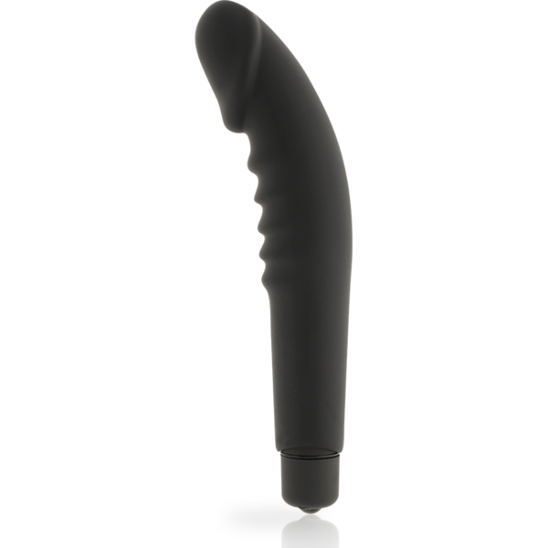DOLCE VITA  REALISTIC  PLEASURE VIBRADOR SILICONA NEGRO - Imagen 2