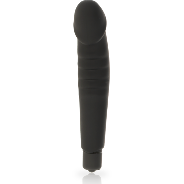DOLCE VITA  REALISTIC  PLEASURE VIBRADOR SILICONA NEGRO - Imagen 4