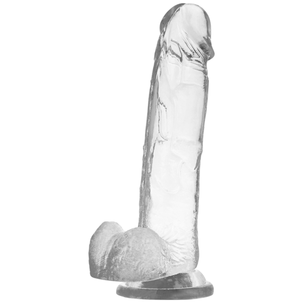 XRAY CLEAR DILDO REALISTA TRANSPARENTE 22CM X 4.6CM - Imagen 4