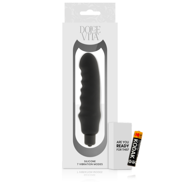 DOLCE VITA  GENIUS VIBRADOR SILICONA NEGRO - Imagen 5