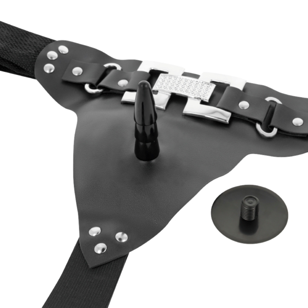 HARNESS ATTRACTION ARNES DELUXE CON VIBRACION REALISTICO 18 X 4.5CM - Imagen 5