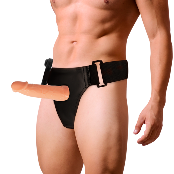 HARNESS ATTRACTION ÁRNES HUECO WILLIAN CON VIBRADOR 17 X 4.5CM - Imagen 2
