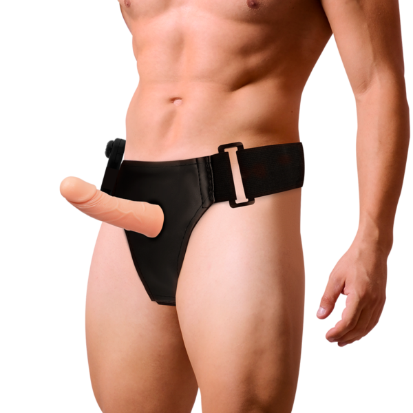 HARNESS ATTRACTION ÁRNES HUECO MARCOS  CON VIBRADOR 15 X 5 CM - Imagen 2