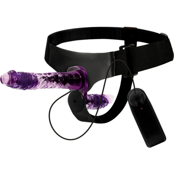 HARNESS ATTRACTION RODNEY DOBLE PENETRACIÓN VIBRADOR 18  X 3.5CM - Imagen 3