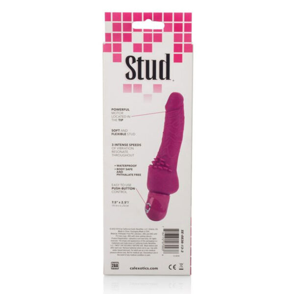 CALEX POWER STUD CLITERRIFIC VIBRADOR ROSA - Imagen 2
