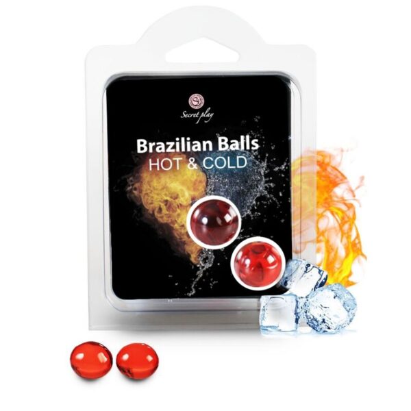 SECRETPLAY BRAZILIAN BALLS EFECTO CALOR  FRIO  2 UNIDADES