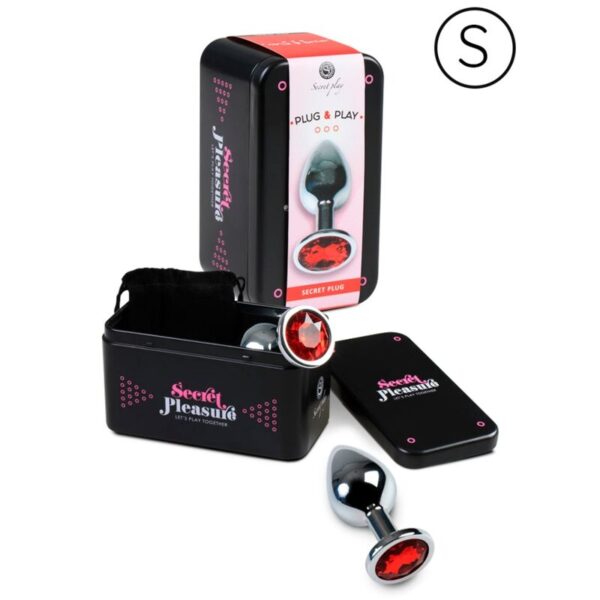 SECRETPLAY ANAL PLUG ROJO S - Imagen 2