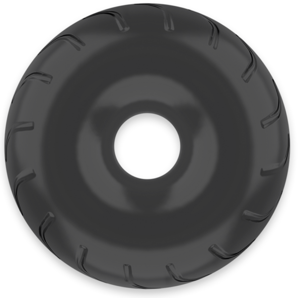 POWERING SUPER FLEXIBLE Y RESISTENTE ANILLO PENE  5CM PR08 NEGRO - Imagen 2