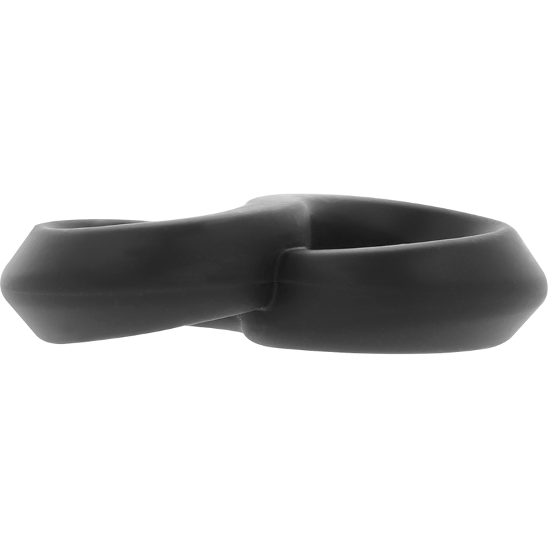 POWERING SUPER FLEXIBLE Y RESISTENTE ANILLO PENE Y TESTICULOS PR12 NEGRO - Imagen 5