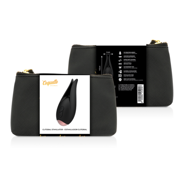 COQUETTE CHIC DESIRE ESTIMULADOR CLÍTORIS NEGRO / GOLD - Imagen 2