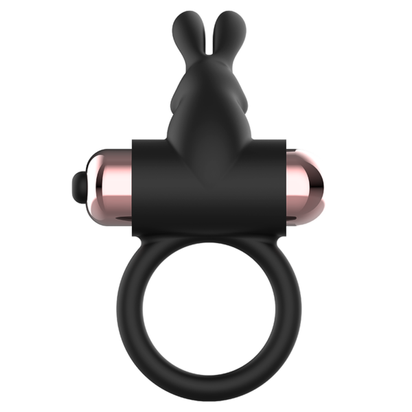COQUETTE CHIC DESIRE COCK RING ANILLO VIBRADOR NEGRO / GOLD - Imagen 2