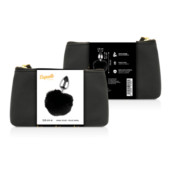 COQUETTE CHIC DESIRE PLUG ANAL DE METAL TALLA L 2.8 x 4.1 CM - Imagen 2