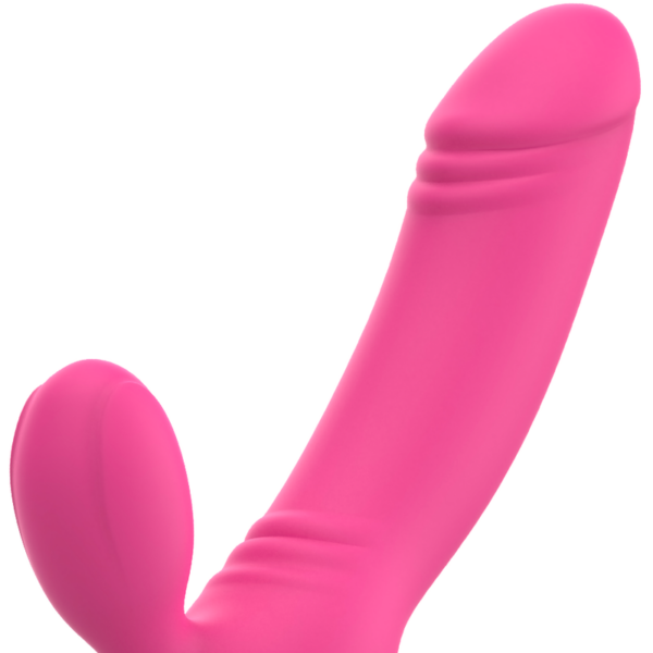OHMAMA BIX VIBRADOR DOBLE ESTIMULACIÓN XMAS EDITION ROSA - Imagen 3