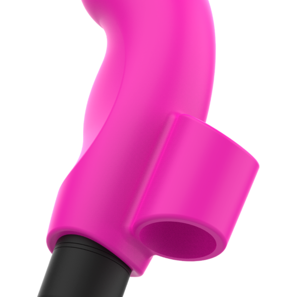 OHMAMA VIBRADOR DEDAL ROSA NEON XMAS EDITION - Imagen 4
