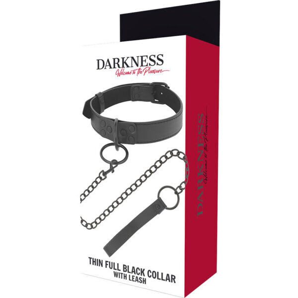 DARKNESS COLLAR CON CADENA NEGRO - Imagen 5
