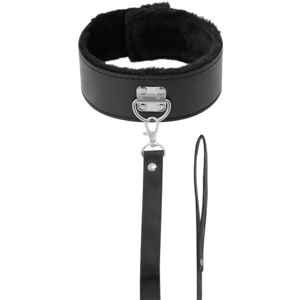 DARKNESS COLLAR FORRADO CON CADENA TITANIUM - Imagen 2