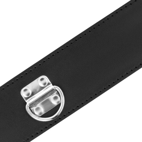 DARKNESS COLLAR BDSM CON CANDADO NEGRO - Imagen 4