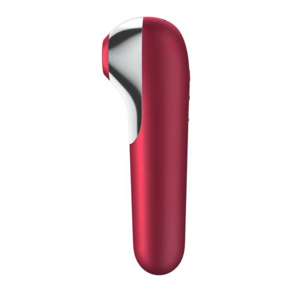 SATISFYER DUAL LOVE VIBRADOR Y SUCCIONADOR CON AIRE PULSADO ROJO - Imagen 2
