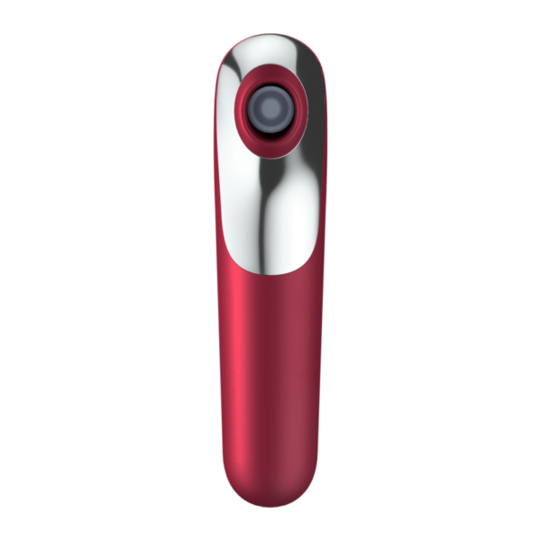 SATISFYER DUAL LOVE VIBRADOR Y SUCCIONADOR CON AIRE PULSADO ROJO - Imagen 4