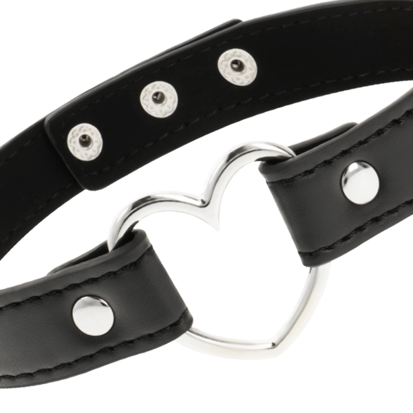 COQUETTE CHIC DESIRE COLLAR CUERO VEGANO ACCESORIO WOMAN CORAZÓN - Imagen 4
