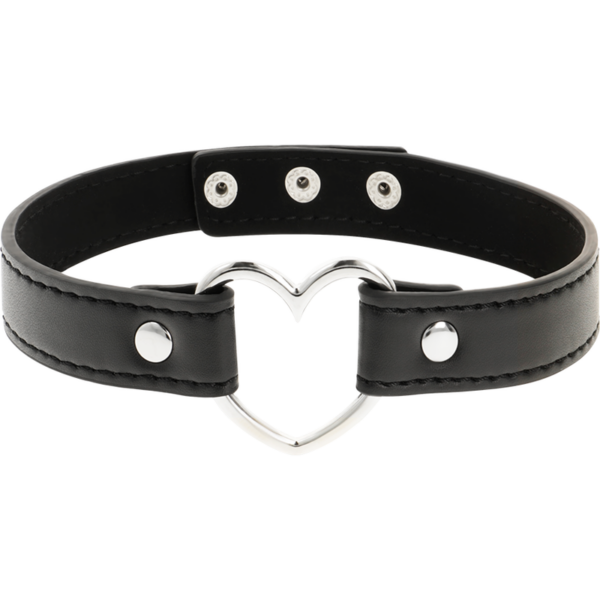COQUETTE CHIC DESIRE COLLAR CUERO VEGANO ACCESORIO WOMAN CORAZÓN - Imagen 3