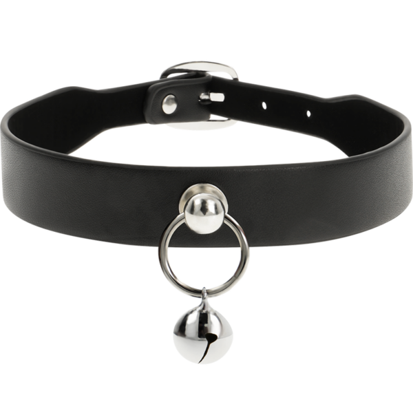 COQUETTE CHIC DESIRE COLLAR CUERO VEGANO ACCESORIO WOMAN CASCABEL - Imagen 3