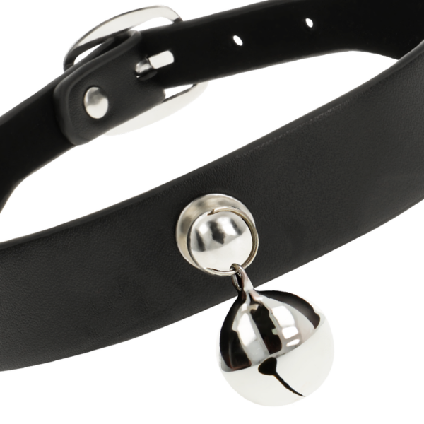 COQUETTE CHIC DESIRE COLLAR CUERO VEGANO ACCESORIO WOMAN CASCABEL - Imagen 4
