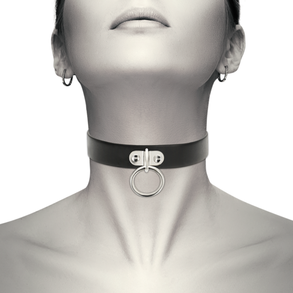 COQUETTE CHIC DESIRE COLLAR CUERO VEGANO ACCESORIO WOMAN FETISH - Imagen 2
