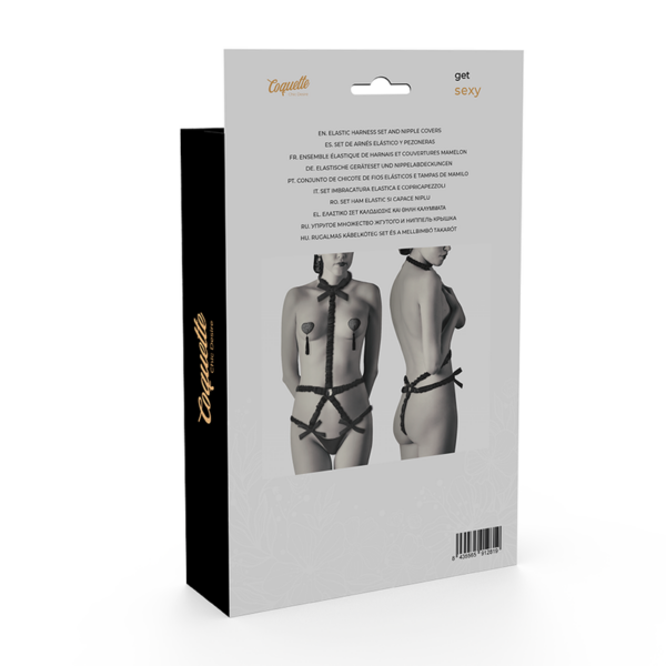 COQUETTE CHIC DESIRE LINGERIE SET CON PEZONERAS DELUXE - Imagen 5