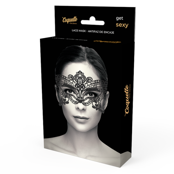 COQUETTE CHIC DESIRE ANTIFAZ ENCAJE NEGRO - Imagen 3