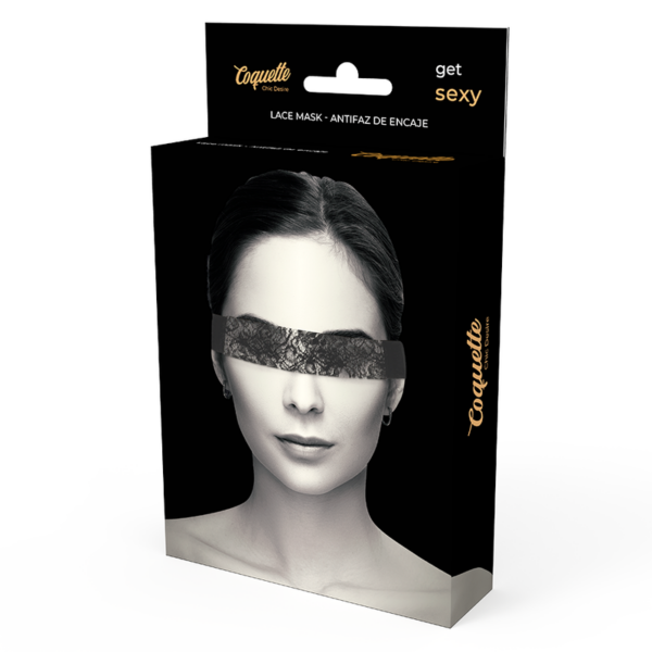 COQUETTE CHIC DESIRE ANTIFAZ ENCAJE NEGRO - Imagen 5