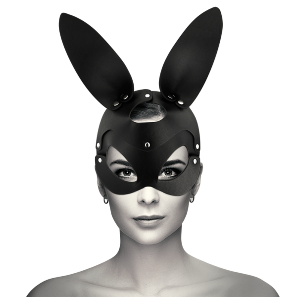 COQUETTE CHIC DESIRE  MASCARA CUERO VEGANO CON OREJAS DE CONEJO - Imagen 2