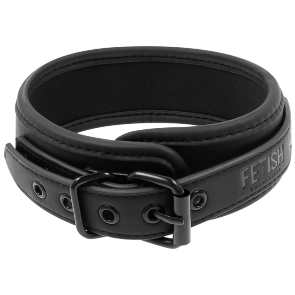 FETISH SUBMISSIVE COLLAR CON CADENA CON FORRO DE NOPRENO - Imagen 3