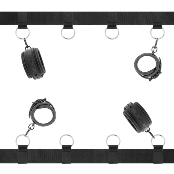 FETISH SUBMISSIVE SET ATADURAS CAMA LUXURY CON FORRO DE NOPRENO - Imagen 2