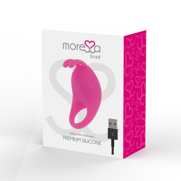 MORESSA BRAD PREMIUM SILICONE RECARGABLE ROSA - Imagen 3