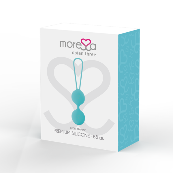 MORESSA OSIAN THREE PREMIUM SILICONA TURQUESA - Imagen 3